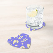 抽象芸術手描きイラストレーション紙コースター ペーパーコースター (インサイチュ)