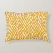 抽象芸術手描き線、ヒップスターのテクスチャ。 アクセントクッション (正面)