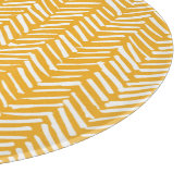 抽象芸術手描き線、ヒップスターのテクスチャ。 カッティングボード (角)