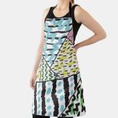 抽象芸術手描き背景3 エプロン (インサイチュ)