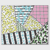 抽象芸術手描き背景3 ラッピングペーパー (フラット)