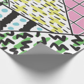 抽象芸術手描き背景3 ラッピングペーパー (角)