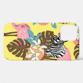 抽象芸術手絵を描の縫い目のない動物の背景  Case-Mate iPhoneケース (裏面 (横))