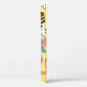 抽象芸術手絵を描の縫い目のない動物の背景  Case-Mate iPhoneケース (裏面 / 右)