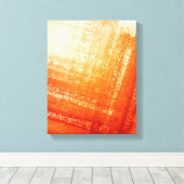 抽象芸術手絵を描背 キャンバスプリント (インサイチュ (ウッドフロア))