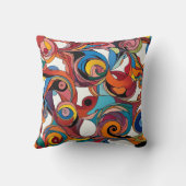 抽象芸術投枕 クッション (裏面)