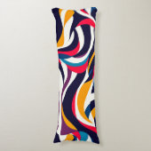 抽象芸術抱き枕 ボディピロー (正面縦)