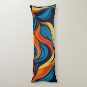 抽象芸術抱き枕 ボディピロー (裏面 (縦))