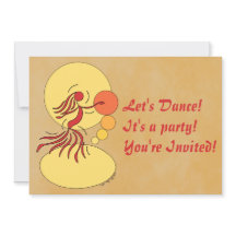 抽象芸術招待状