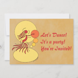 抽象芸術招待状 招待状