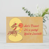 抽象芸術招待状 招待状 (スタンド正面)