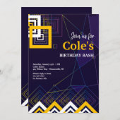 抽象芸術招待状 招待状 (正面/裏面)