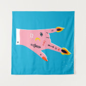 抽象芸術指 タペストリー (正面(横))