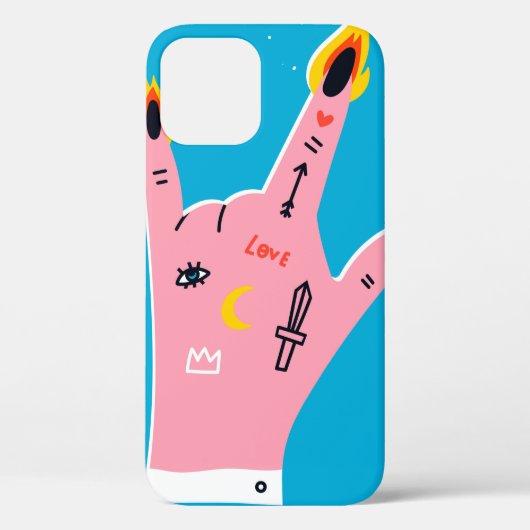 抽象芸術指 Case-Mate iPhoneケース (裏面)