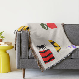 抽象芸術接吻 スローブランケット