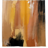 抽象芸術接地 シャワーカーテン (正面)