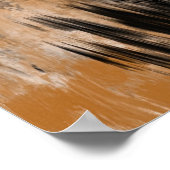 抽象芸術接地 ポスター (角)