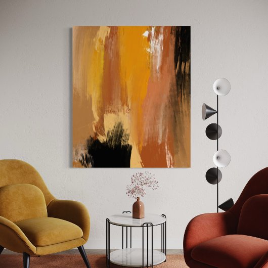 抽象芸術接地 ポスター