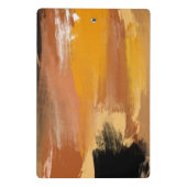 抽象芸術接地 ミニクリップボード (裏面)