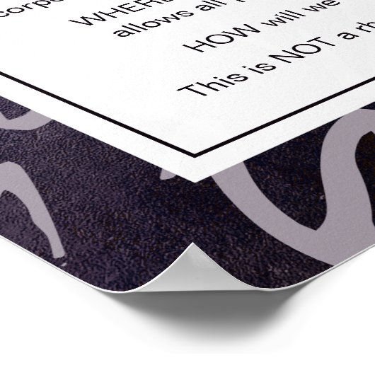 抽象芸術救紫惑星やる気を起こさせる地球 ポスター (角)