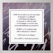 抽象芸術救紫惑星やる気を起こさせる地球 ポスター (正面)