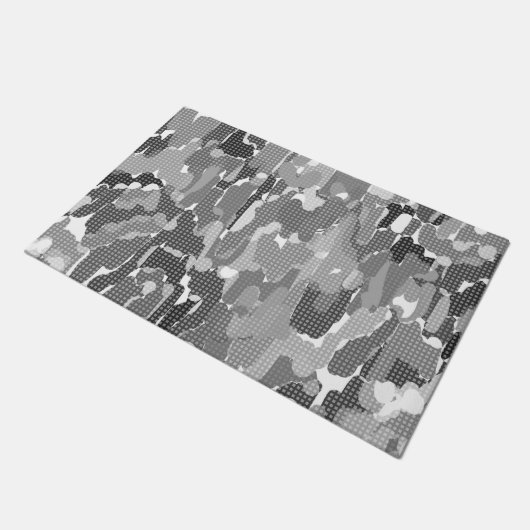 抽象芸術数々のの色の書式 ドアマット (アングル)