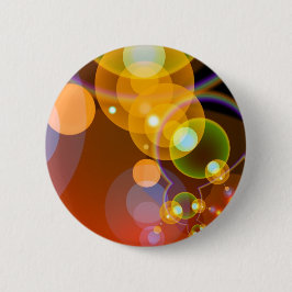 抽象芸術数々のカラーのフレア 缶バッジ