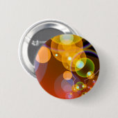 抽象芸術数々のカラーのフレア 缶バッジ (正面&裏面)