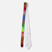 抽象芸術数々のカラーパステル ネクタイ (裏面)