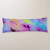 抽象芸術数々の斑色 ボディピロー (裏面)