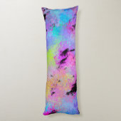 抽象芸術数々の斑色 ボディピロー (裏面 (縦))
