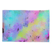 抽象芸術数々の斑色 枕カバー (裏面-左)