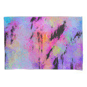 抽象芸術数々の斑色 枕カバー (正面左)