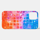抽象芸術数々の背景。色付きモザイク Case-Mate iPhoneケース (裏面 (横))
