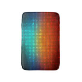 抽象芸術数々の色のサッカ芸術的ー、ライト。 バスマット (正面縦)