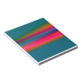 抽象芸術数々の色のテクスチャパターン ノートパッド (アングル)