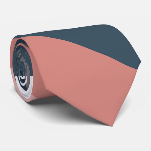 抽象芸術数々の色のピンクとブルーとグレー。 ネクタイ (ロール)