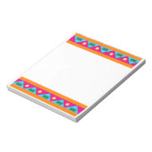 抽象芸術数々の色の先住民 ノートパッド (回転)