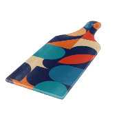 抽象芸術数々の色の幾何形状パターン カッティングボード (角)