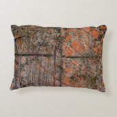 抽象芸術数々の色の背景グランジ（背景） アクセントクッション (裏面)