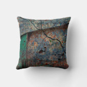 抽象芸術数々の色の背景グランジ（背景） クッション (裏面)