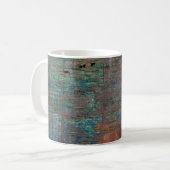 抽象芸術数々の色の背景グランジ(背景) コーヒーマグカップ (正面左)
