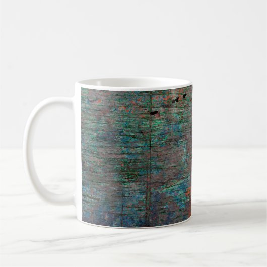 抽象芸術数々の色の背景グランジ(背景) コーヒーマグカップ (左)
