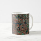 抽象芸術数々の色の背景グランジ(背景) コーヒーマグカップ (正面右)