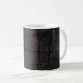 抽象芸術数々の色の背景グランジ(背景) コーヒーマグカップ (正面右)