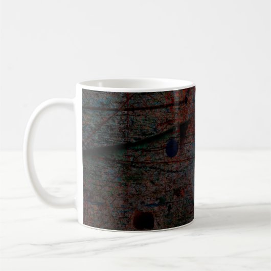 抽象芸術数々の色の背景グランジ(背景) コーヒーマグカップ (左)
