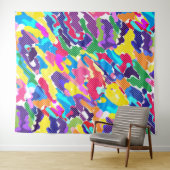抽象芸術数々の色の タペストリー (インサイチュ(横))