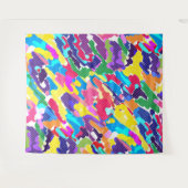 抽象芸術数々の色の タペストリー (正面(横))