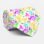 抽象芸術数々の色ネオン模様 ネクタイ (ロール)
