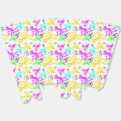 抽象芸術数々の色ネオン模様 フェイバーボックス (見開き)